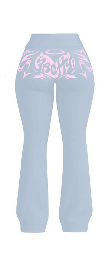 RTTO “Angel” Flared Pants in Steel