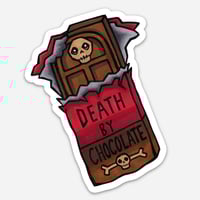 Image 1 of Death By Chocolate Sticker