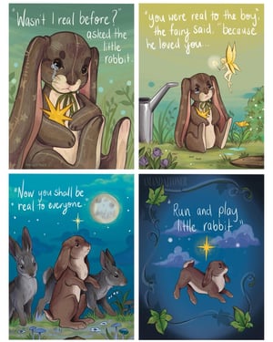 Image of THE VELVETEEN RABBIT PRINT 