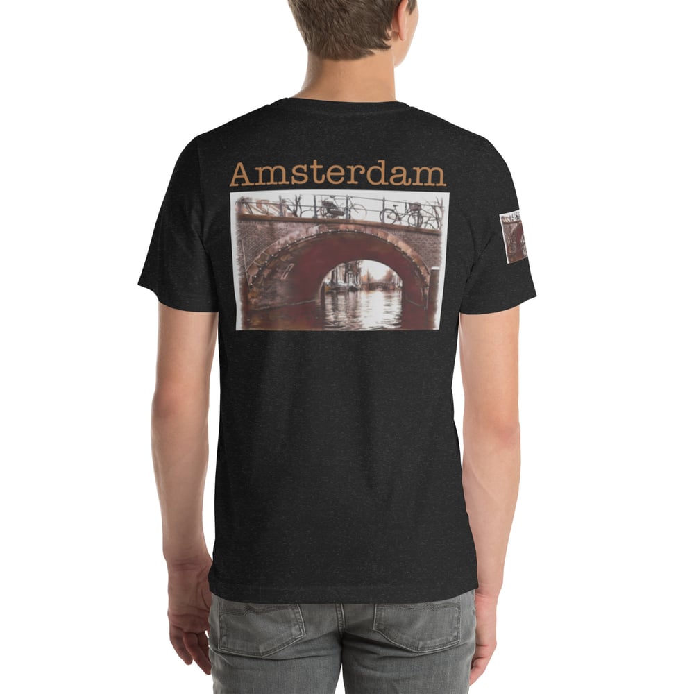 Image of Unisex t-shirt Canals of Amsterdam