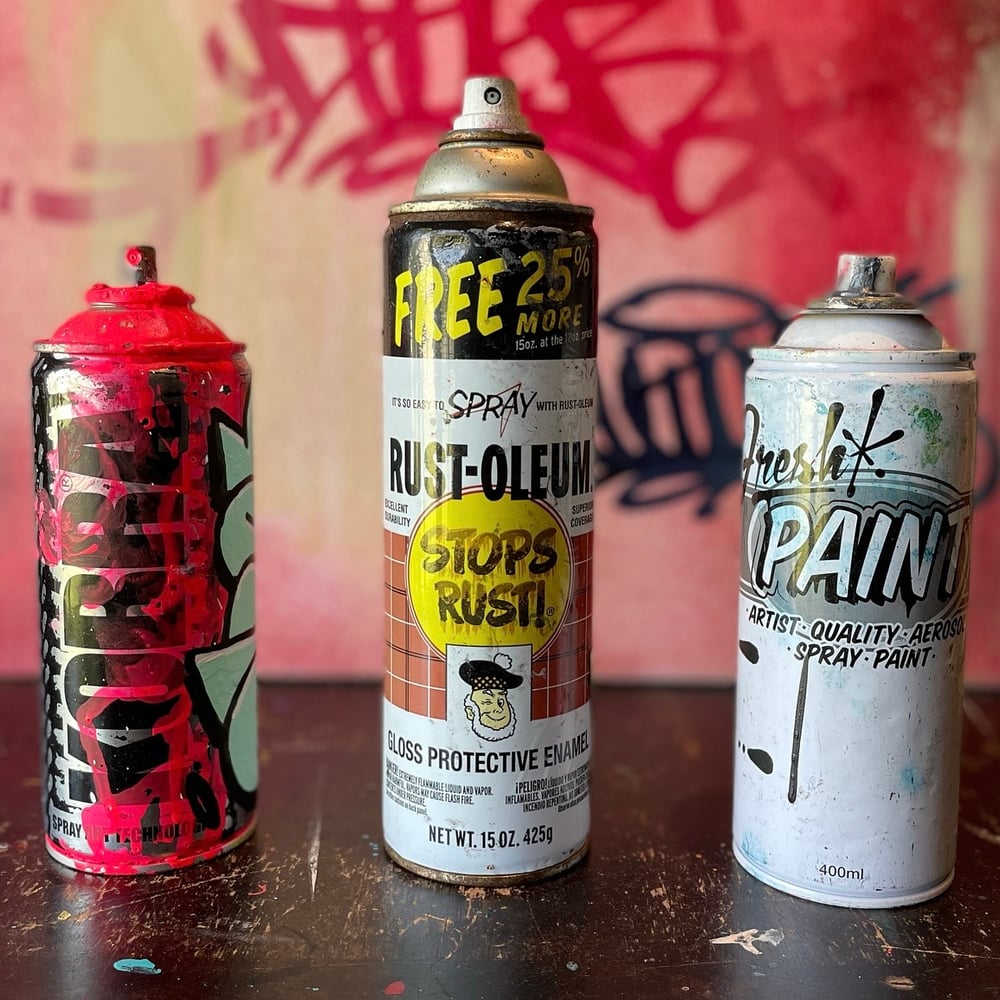 Image of SIGNED D1 SPRAY CANS