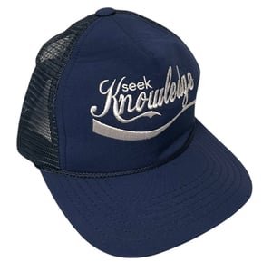Image of The “Seek Knowledge” Trucker (Navy)