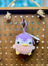 Image 1 of Peachy the Penguin Clip-on Buddy