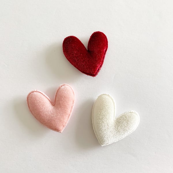 Image of Dollhouse Velvet Heart Pillows