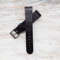 Image 4 of 18mm Chevre Strap In Black