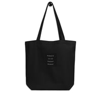 Namaste in the present moment Eco-Friendly Tote Bag