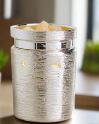  Silver chrome electric wax warmer 