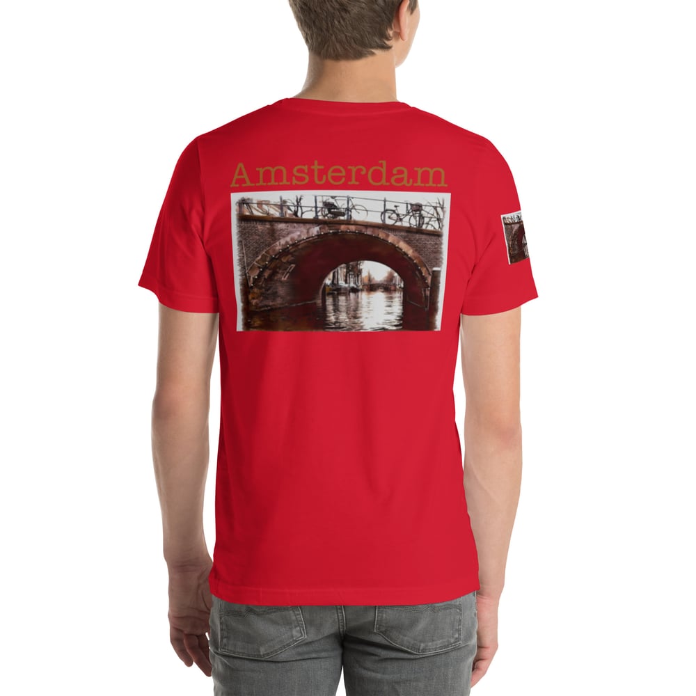 Image of Unisex t-shirt Canals of Amsterdam