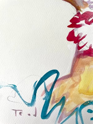 Image of Teod Original Painting Clown 1.