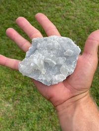 Image 12 of UV Calcite With Druzy Quartz Specimen #1552