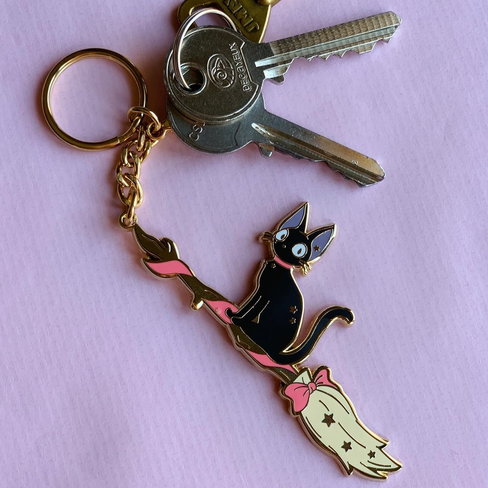 Image of Jiji Cat Keychain