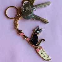 Image 3 of Jiji Cat Keychain