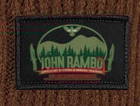 Image 2 of John Rambo Patch Knitted Beanie Hat