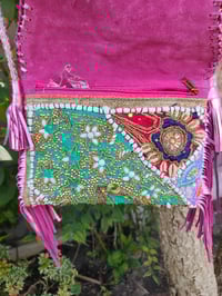 Image 8 of Chilean Bag -Pink fringes 3