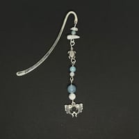 Image 1 of Blue Moonstone Double Fish Bookmark