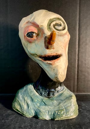Image of Teod “Smile Wonder” Ceramic bust.