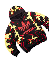 Image 4 of Reworked Cracky Flow Adidas Hoodie Size M