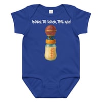 Image 5 of BORN TO ROCK THE MIC - ONESIE