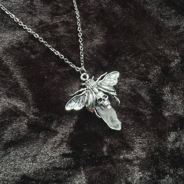 Image of Lumina Moth Necklace