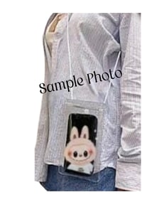 Image 2 of DOZEN CLEAR POUCH PHONE HOLDER