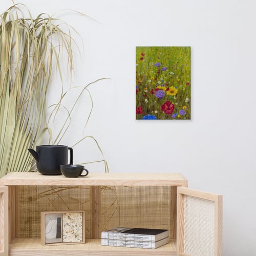 Image of Enchanted Meadow 1 - Print on Canvas