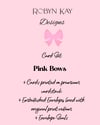 Pink Bows Card Set