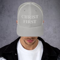 Image 5 of Christ First Trucker Cap