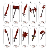 RS Dragon weapon set