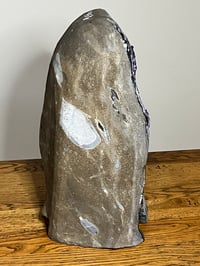 Image 5 of Amethyst Geode Cave With Natural Basalt Matrix #2557