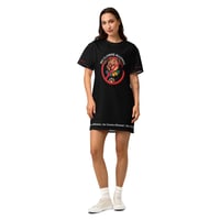 Image 3 of Clown-Free Zone Cotton T-shirt Dress