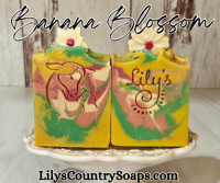 Banana Blossom Goat Milk Soap