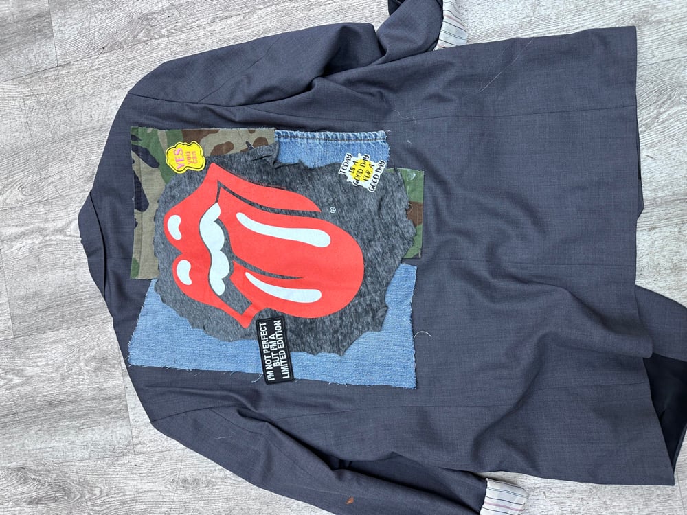 Image of Custom painted Faith over Fear Blazer