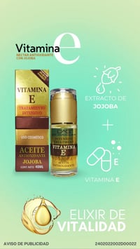 Image 2 of Vitamin E serum  50ml