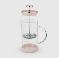 Image 3 of Riley™ Glass Portable Mini Coffee and Tea Press Pot 12oz
