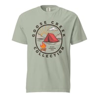 Image 1 of Goose Creek Co Camping Unisex garment-dyed heavyweight t-shirt