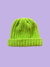 Image 1 of Plush Crochet Beanies