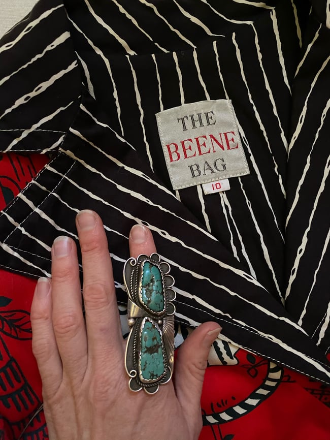 70s Geoffrey Beene safari trouser suit