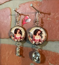 Image 1 of WHERE THEM FANS AT Earrings A