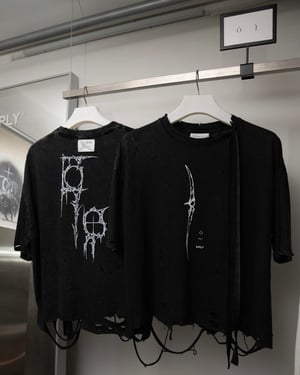 Image of IMPLY x ÒLĮNE - Ten Of Swòrds T-Shirt (Black)