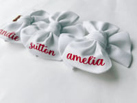 Image 1 of Custom Name  bows | QUICK SHIP