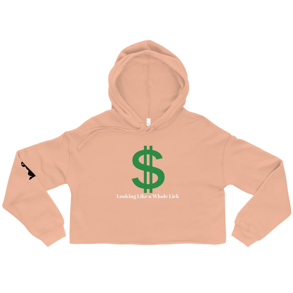 Image of Crop Dollar Sign Hoodie