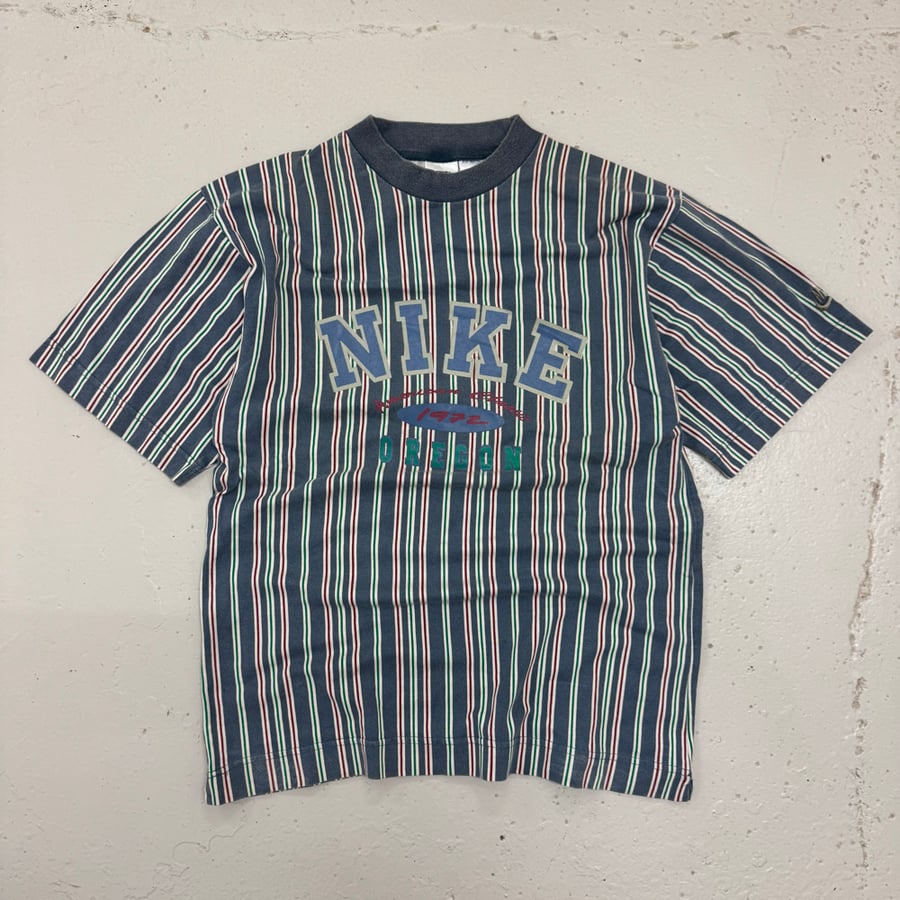 Image of 1990s Nike Striped T-shirt, Size Medium