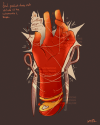 Image 3 of Don’t Blame Me hand & scissors 