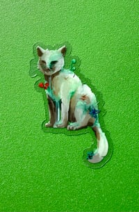 Image 1 of Stone Cat CLEAR Sticker