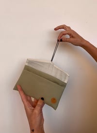 Image 3 of AURA Pochette con tasca interna 