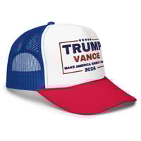 Image 2 of Trump Vance 24 Official Foam trucker hat PatriotsCo copy