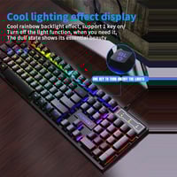 Image 2 of 104-Key RGB Backlit Gaming Keyboard & Mouse Set