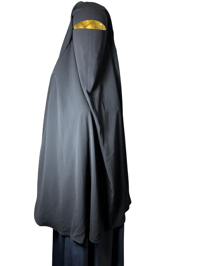 Image 1 of Aswad Large Khimar 