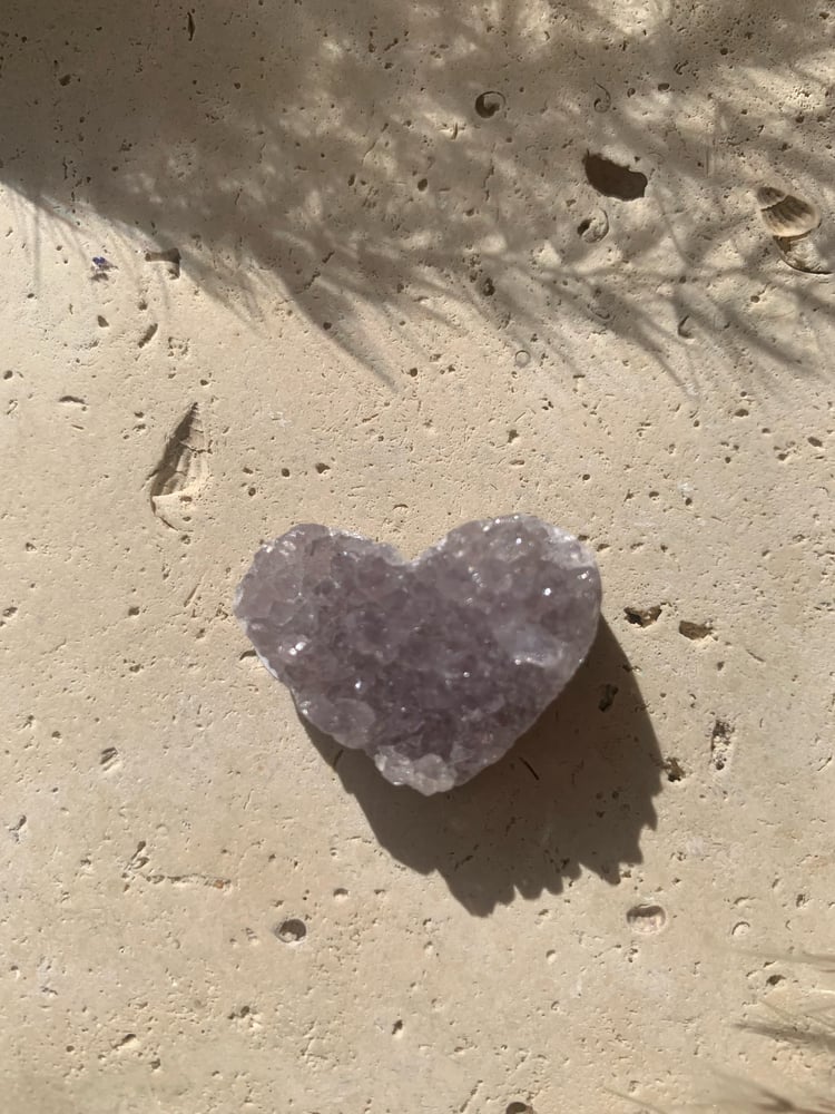 Image of Mini Amethyst Heart Clusters