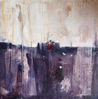 Image 1 of "I Lost Count of East and West" framed original ink painting - READY TO SHIP